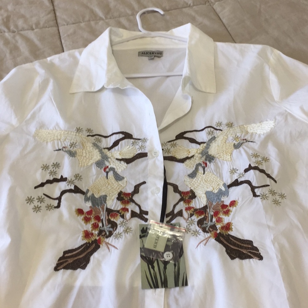 ALICE & YOU SHIRT SIZE 24 BNWT 100% cotton